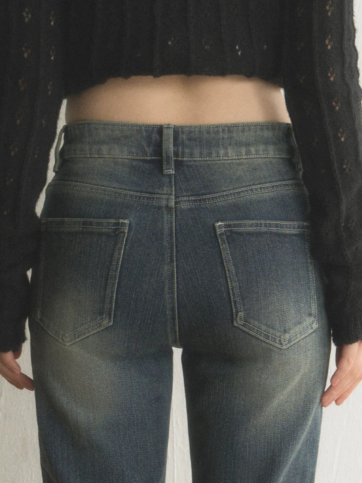 Stud Flare Jeans