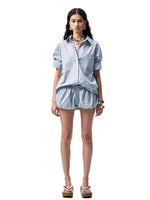 Mid Sleeve Loose-fit Shirt & Skirt Set
