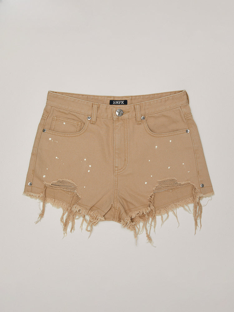 Compass Wild Denim Shorts Army Green Camouflage