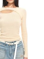 Olympia Cutout Knit Top