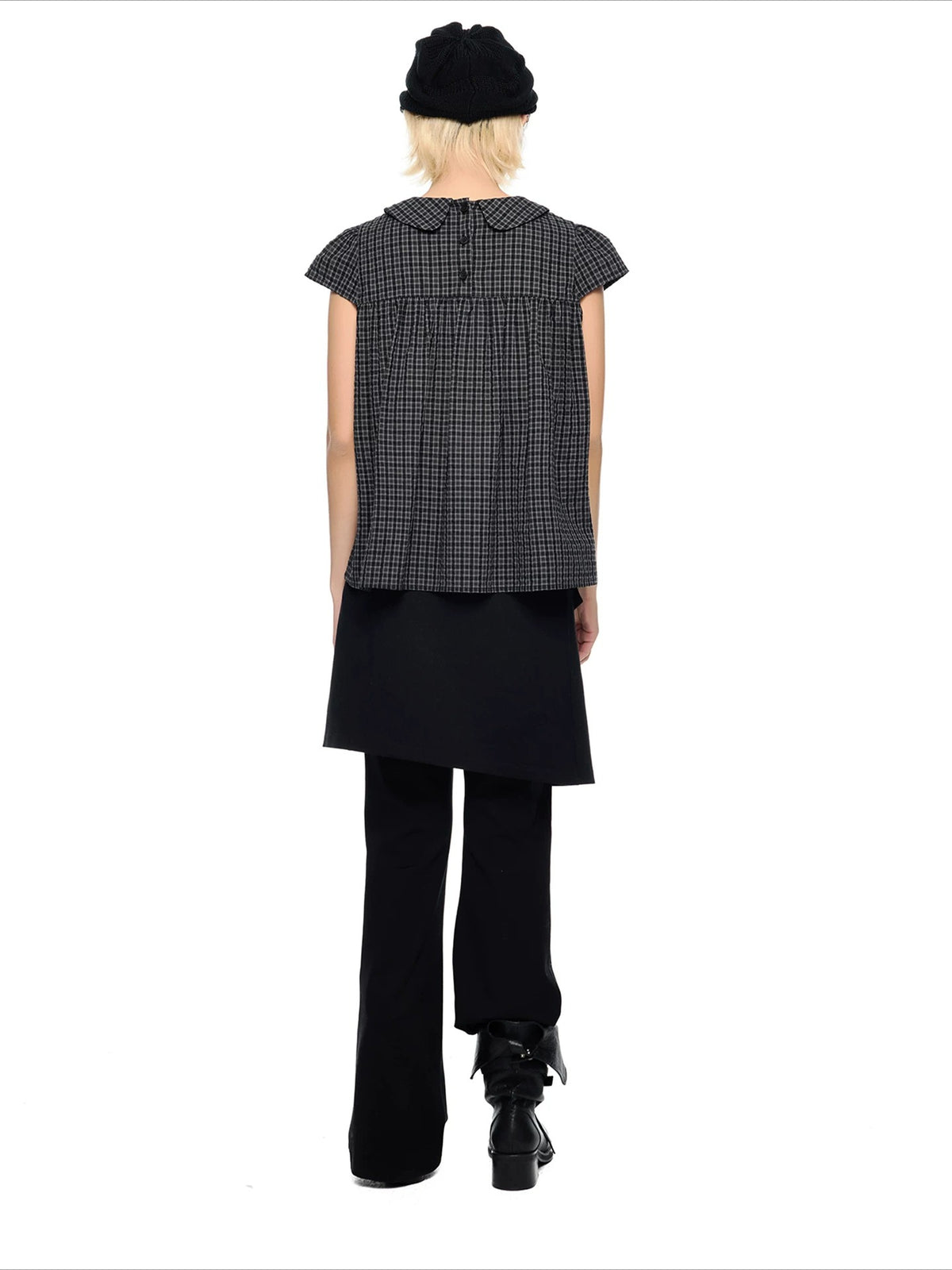 Plaid Peter Pan Dress