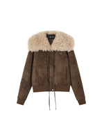 Faux Leather Sailor Puffer