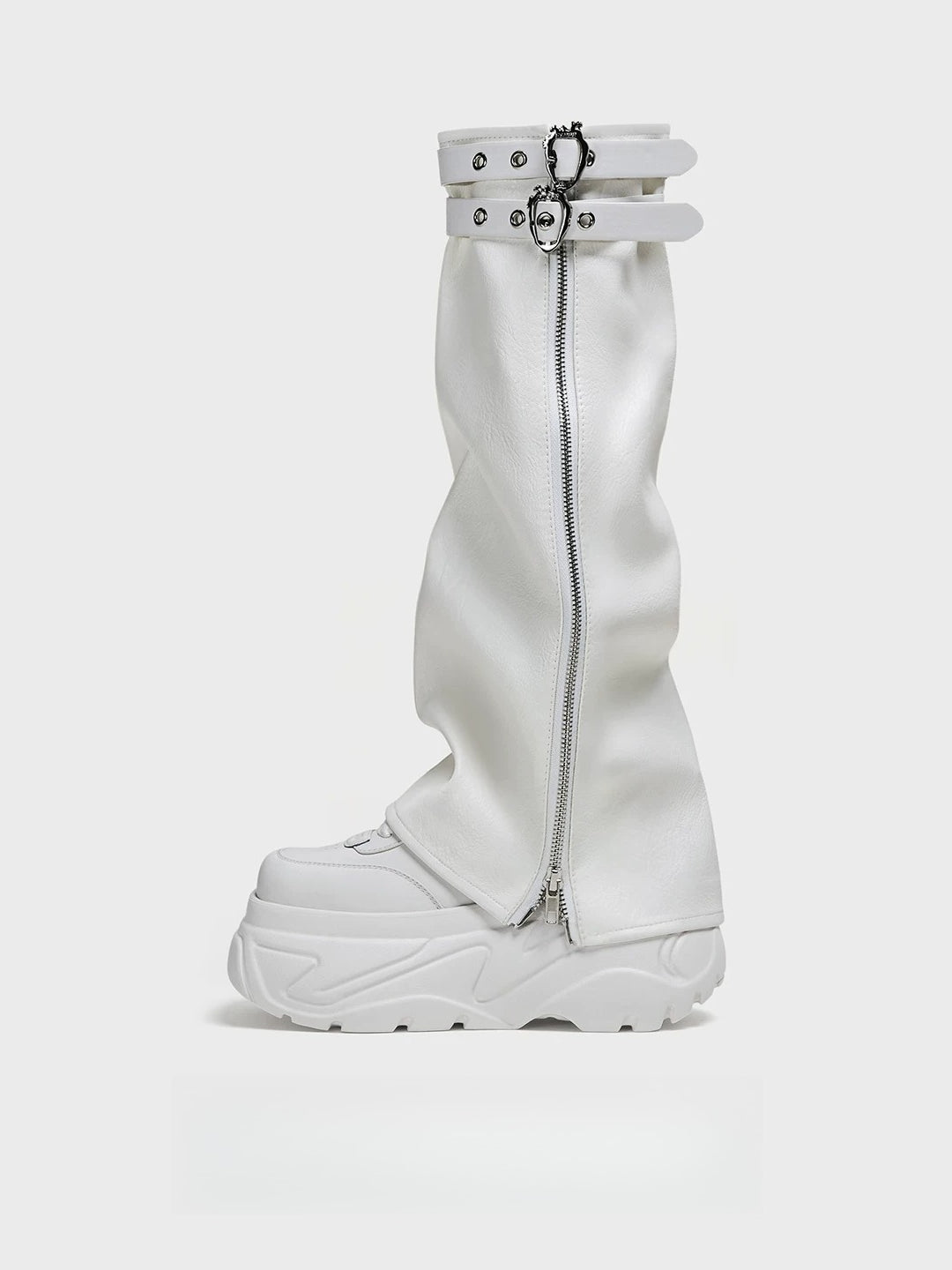 Square Toe Platform Sneakers