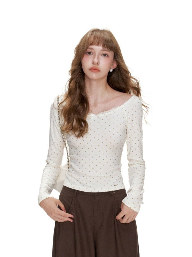 Polka Bow Top