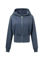 Two-Tone Zip Hoodie