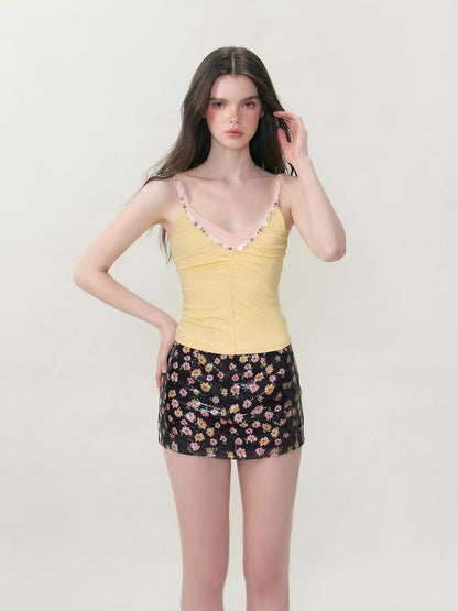 Shell Trim Cami Top