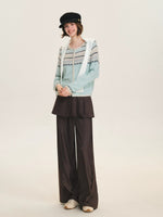 Pastel Fair Isle Knit Cardigan