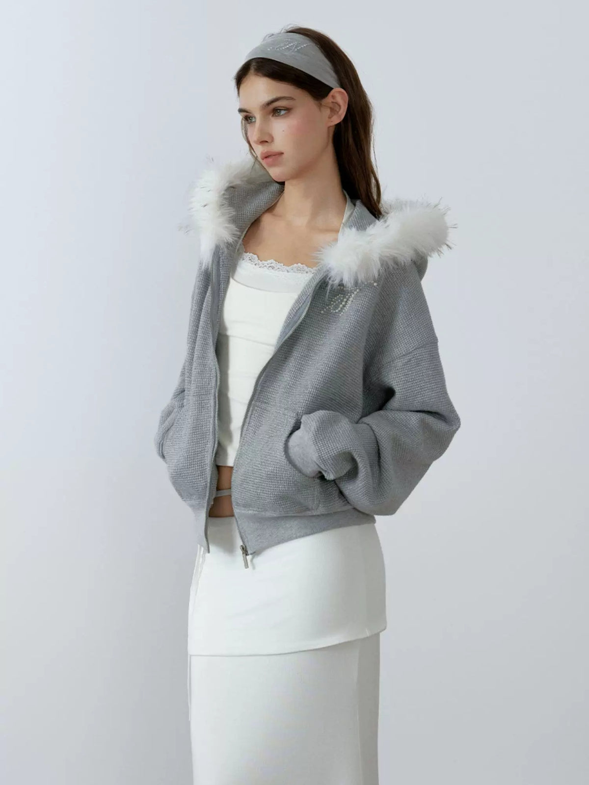 Fur Hooded Jacket