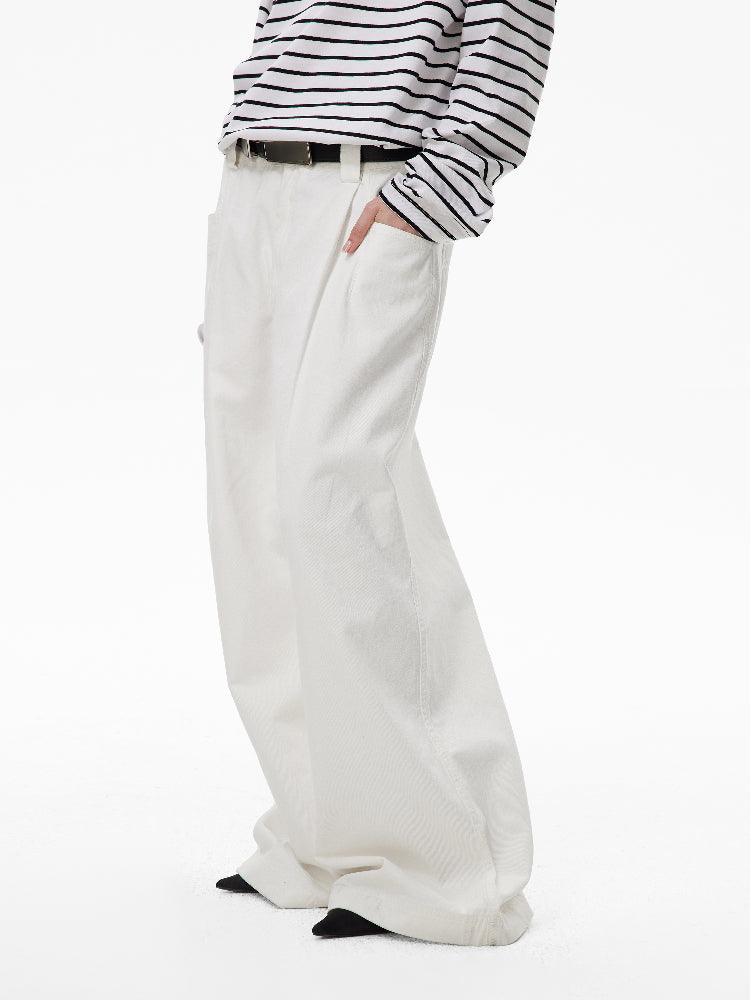 Oversized Tailored Wide-Leg Pants