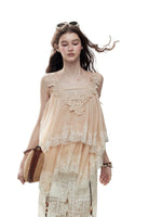 Lace Embroidered Cami Top