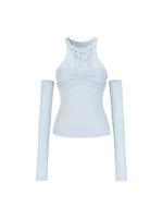Mesh Layered Top
