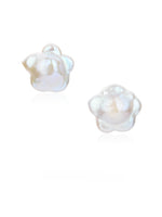 Natural Star Baroque Shaped Pearl Stud Earrings