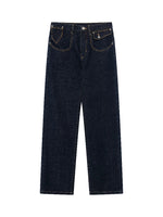 Contrast Pocket Jeans