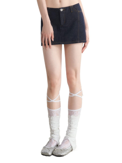 Vintage Denim Mini Skirt