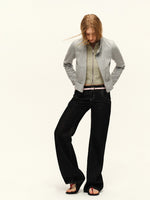 Double Zip Sweatshirt Jacket