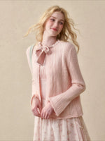 Ribbon Knit Cardigan