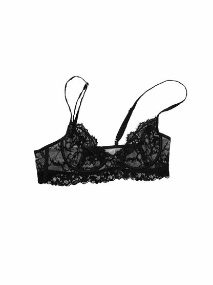 Lace Mesh Soft-Wire Bra