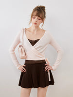 Bow Lace Trim Camisole Top