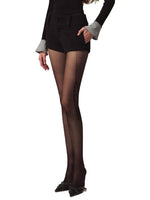 20D Sheer High-Stretch Slimming Logo-Print Pantyhose