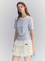 Contrast Drawstring Tee