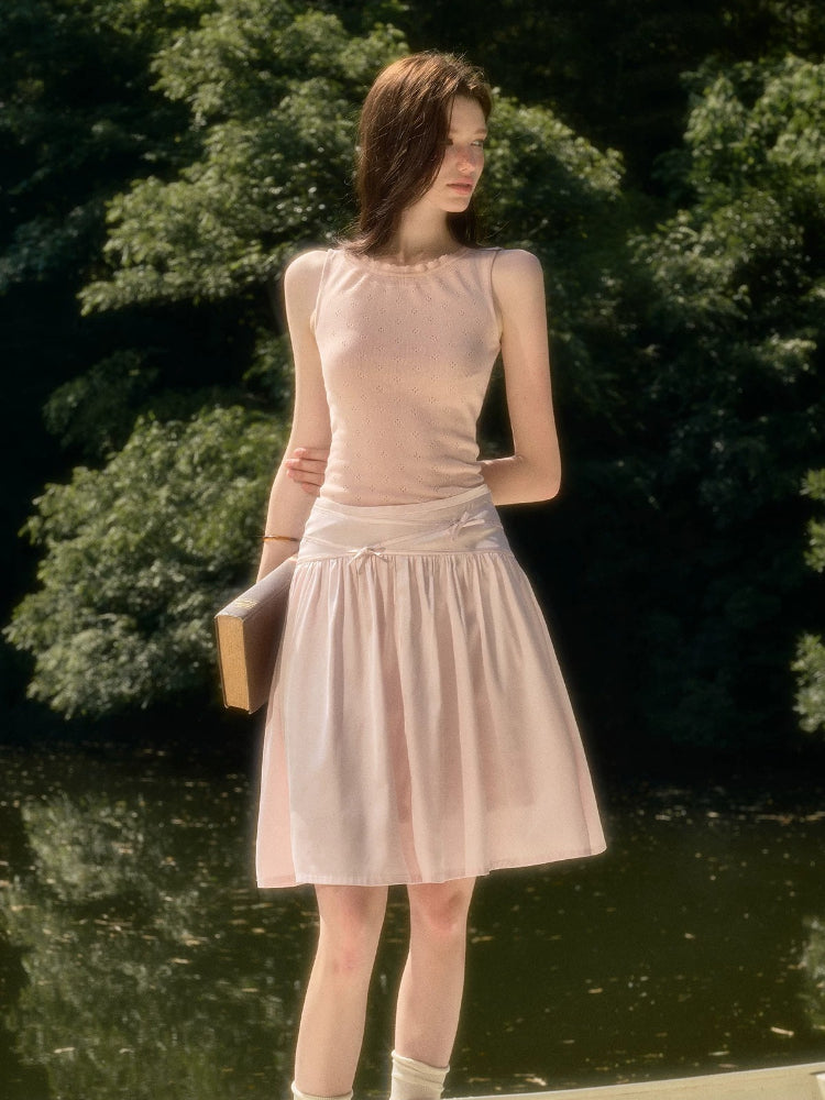 Floral Satin Skirt