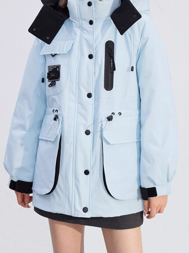 Windproof Hooded Down Jacket