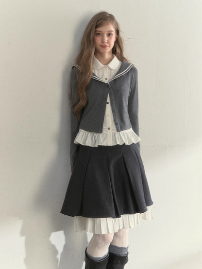 Sailor Two-Piece Knit Tee