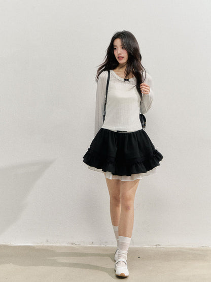 Textured Long-sleeve T-shirt Base Layer