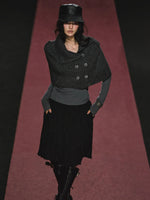 Vintage Cape Knit & Shorts Set
