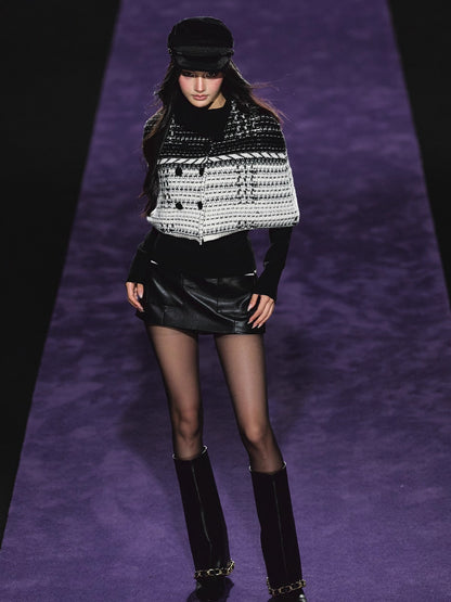 Special Yarn Cape Knit Set