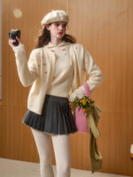 Hand-Embroidered Floral Cardigan