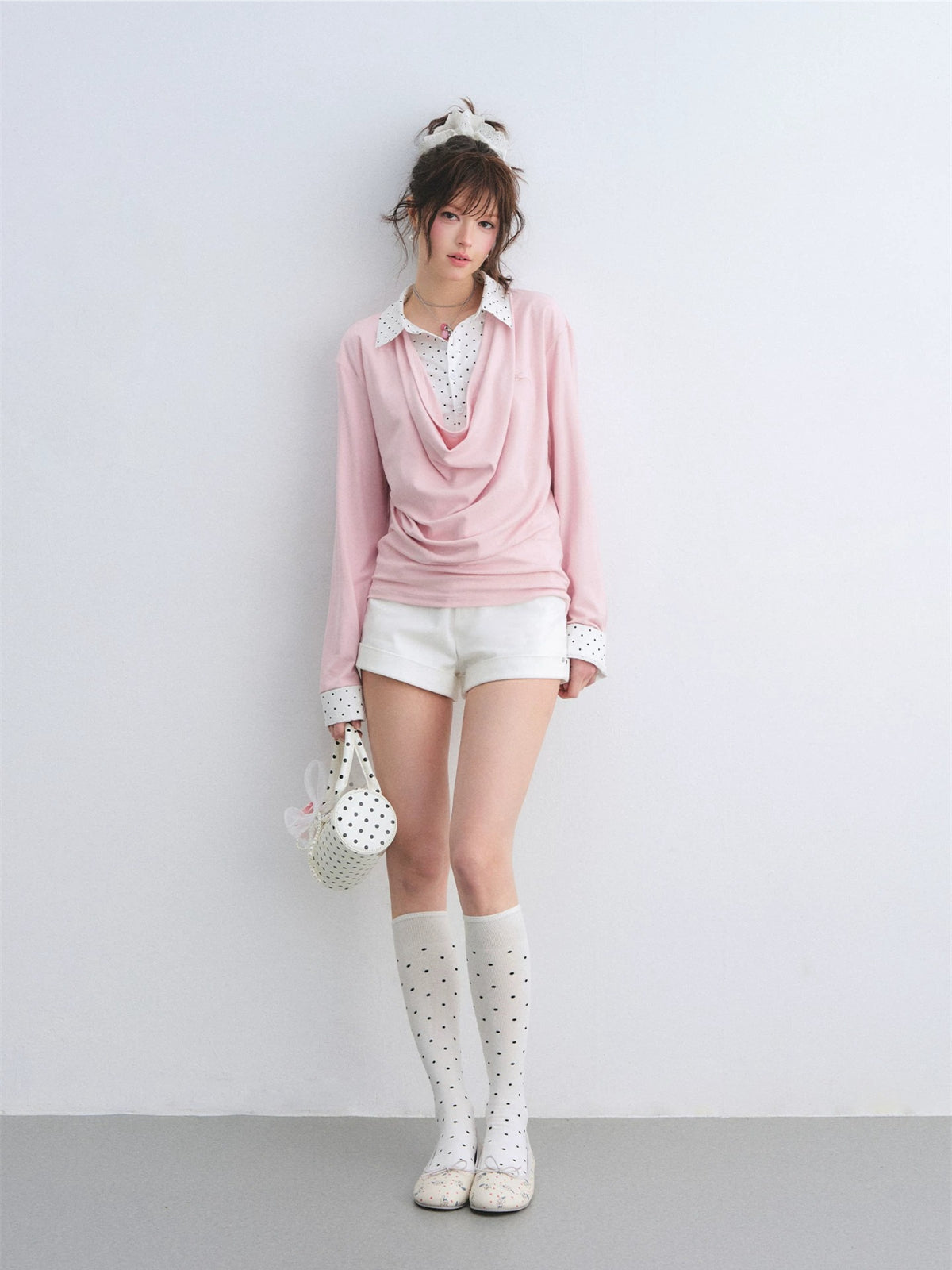 Striped Polo Top Set