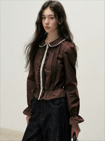 Chestnut Memory Peter Pan Shirt