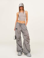 Mesh Quick Dry Waist Cinching Short Sling