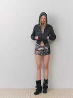 Gray Letter Patch Sweatshirt