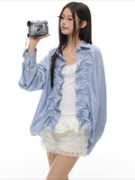 Stripe Drawstring Shirt