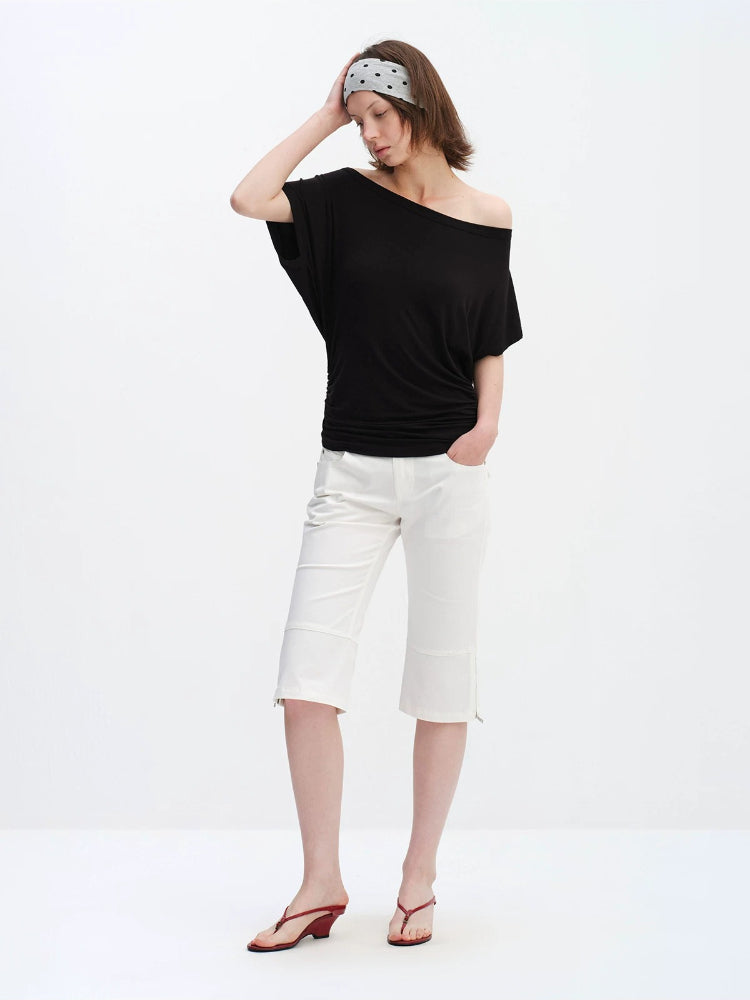 Retro Capri Cropped Pants