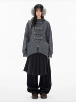 Napoleon Hooded Denim Jacket