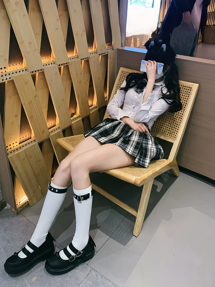 Black Bow Mary Jane Shoes