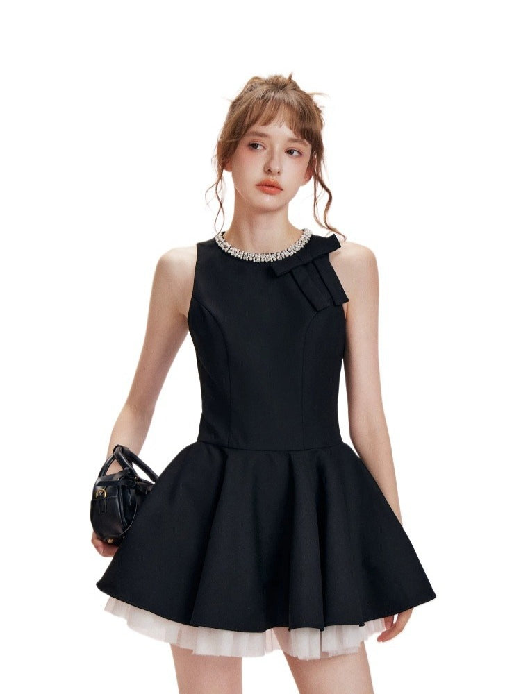 Rhinestone Bow Dress