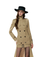 Detachable Tail Trench Coat