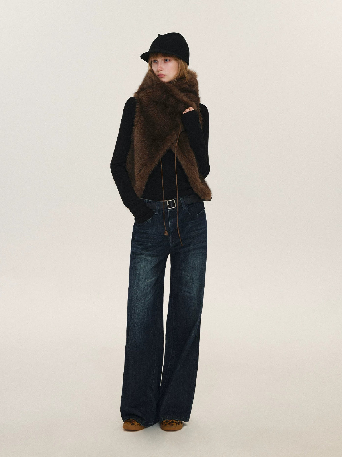 Layered Bolero Long Sleeve Top