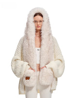 Polar Mohair Knit Cardigan