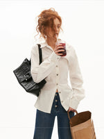Striped Layered Tie Waist Shirt