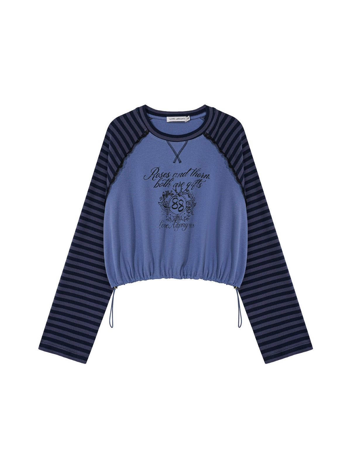 Vintage Contrast Raglan Top