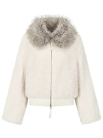 Fur Collar Shearling Jacket