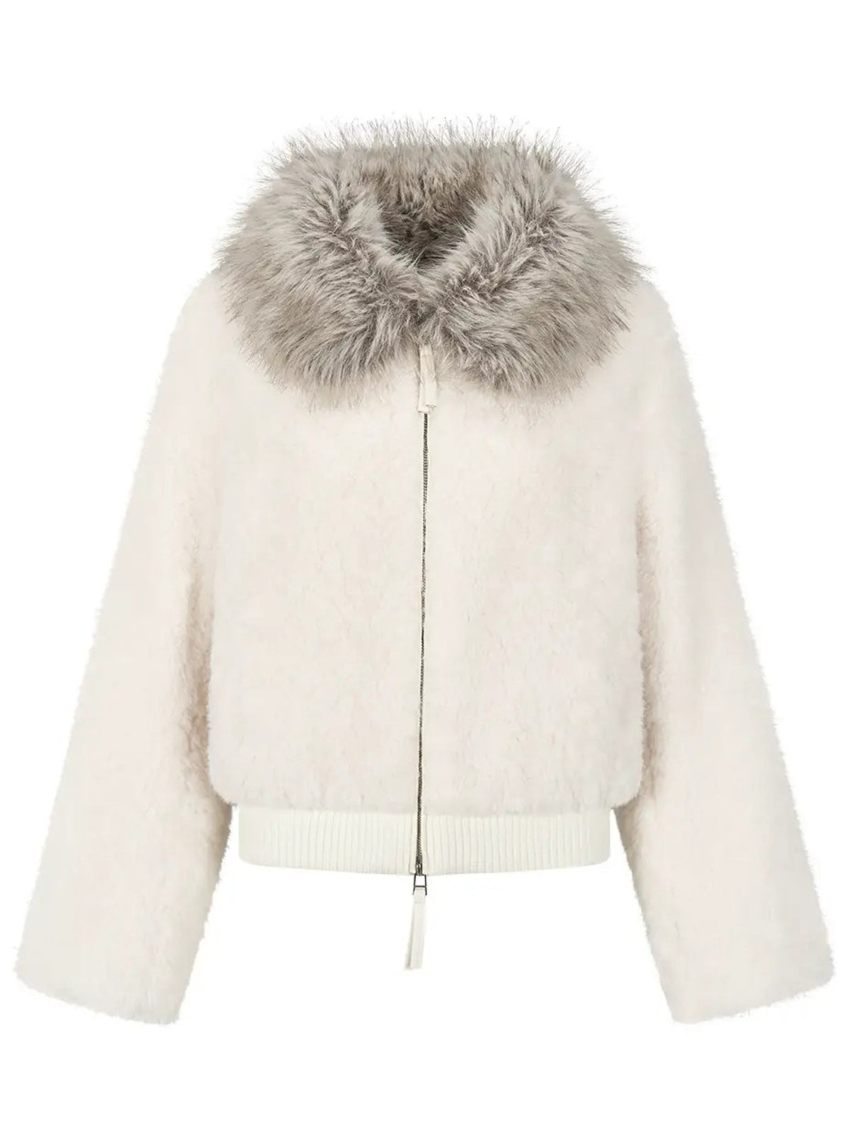Fur Collar Shearling Jacket
