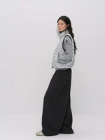 Contrast Quilted Down Vest