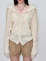 Double-Waist Embroidered Shorts