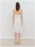 U-Shaped Bud Halter Tank Top
